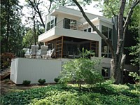 Contemporary Aesthetic: Waterfront home on Cypress Creek